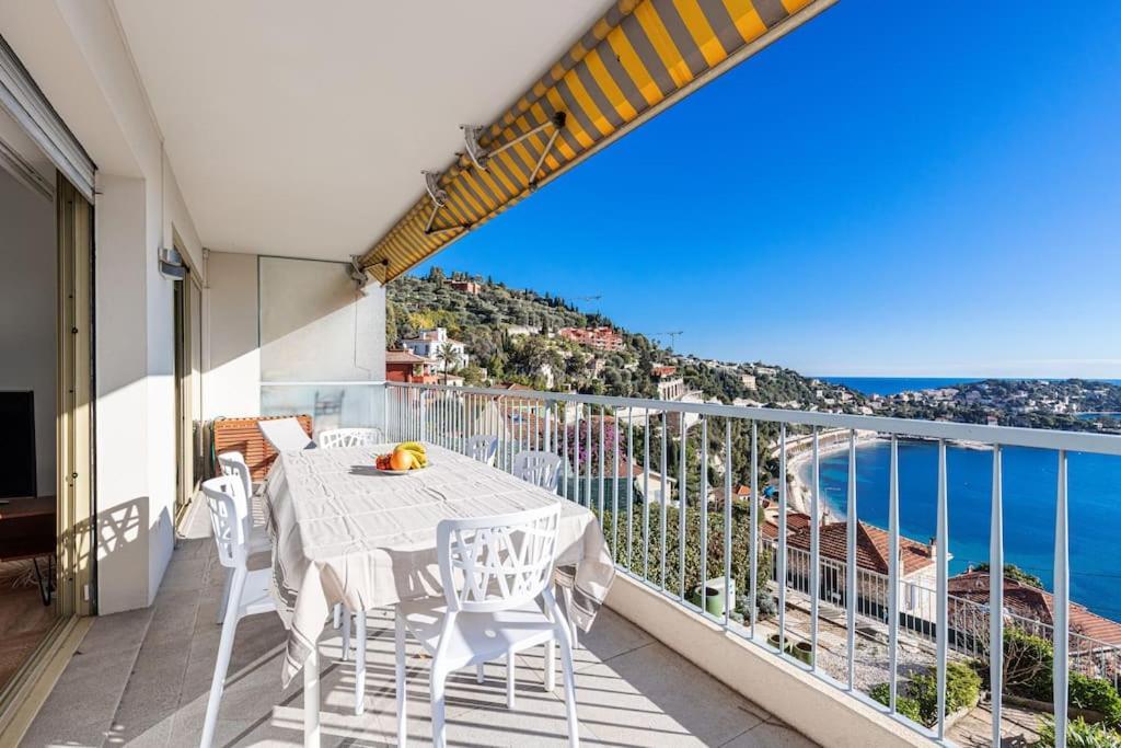 Villefranche Sur Mer:Appartement-villa, Vue mer, jardin, parking. Exteriör bild