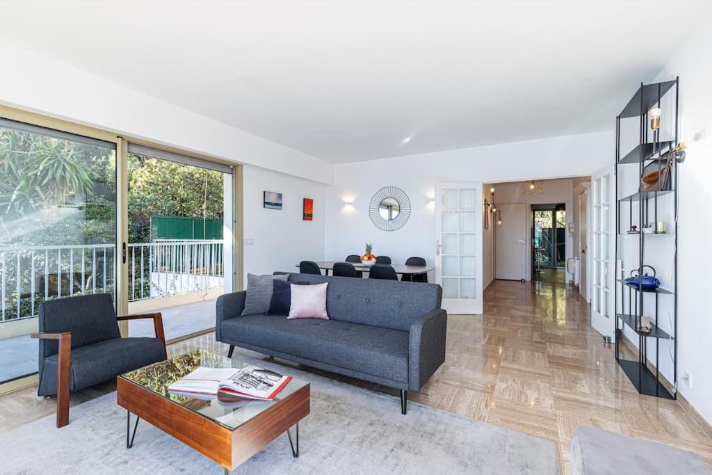 Villefranche Sur Mer:Appartement-villa, Vue mer, jardin, parking. Exteriör bild