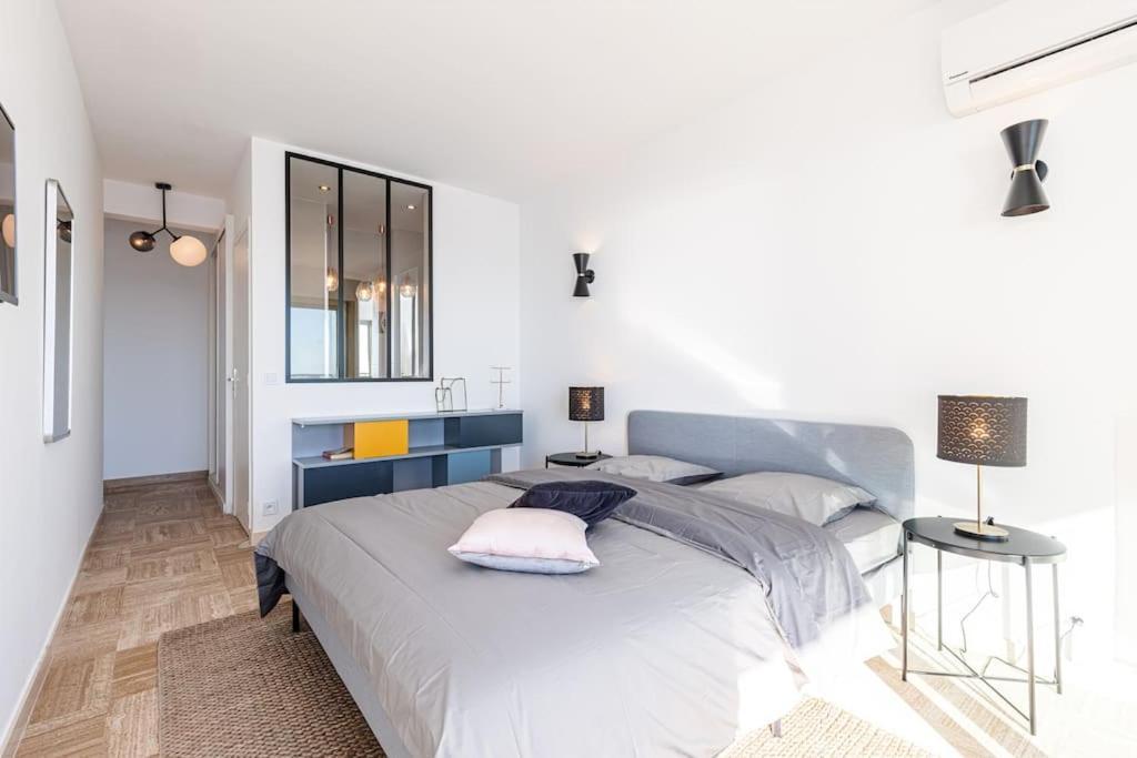 Villefranche Sur Mer:Appartement-villa, Vue mer, jardin, parking. Exteriör bild